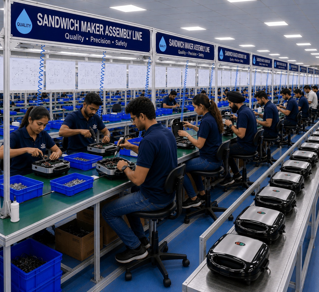 Sandwich Maker Assembling Service